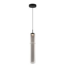 90x450mm Smoky Glass Nordic Bedside Pendant Light